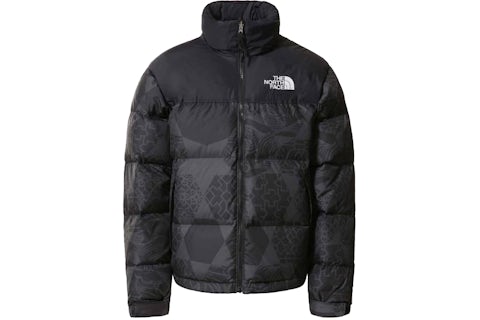 The North Face 1996 Retro Nuptse IC Geo Tonal Print Jacket Black