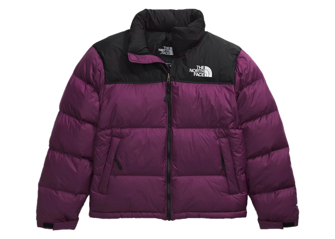 Pre-owned The North Face 1996 Retro Nuptse Jacket Black Currant Purple