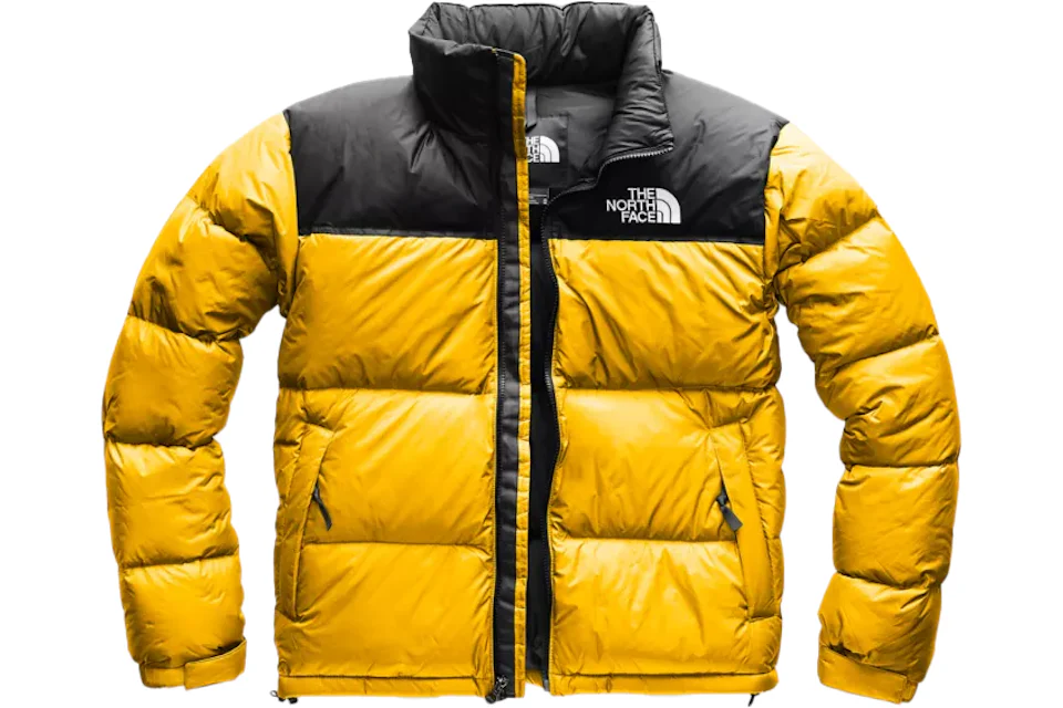 Mens north best sale face jacket yellow