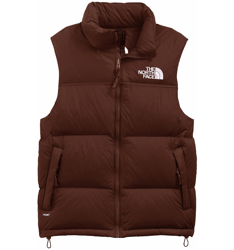 Dark Brown Brown North Face Cropped Puffer Jacket Dark Oak