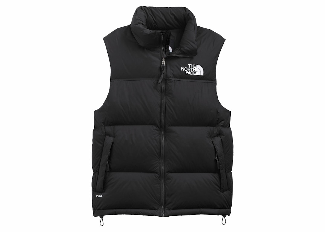 Pre-owned The North Face 1996 Retro Nuptse Vest Recycled Black