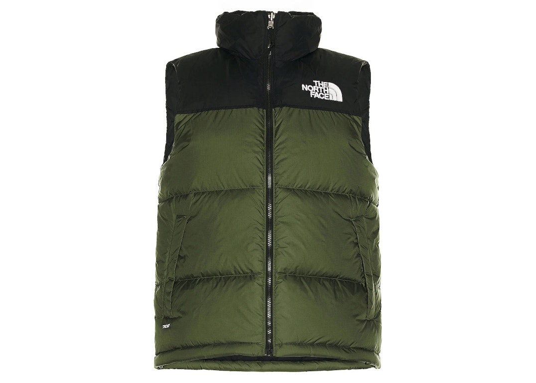 Pre-owned The North Face 1996 Retro Nuptse Vest Thyme
