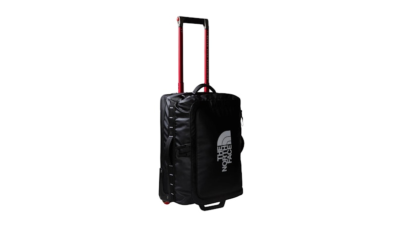 Pre-owned The North Face Base Camp Voyager Rolling Travel Suitcase In Black