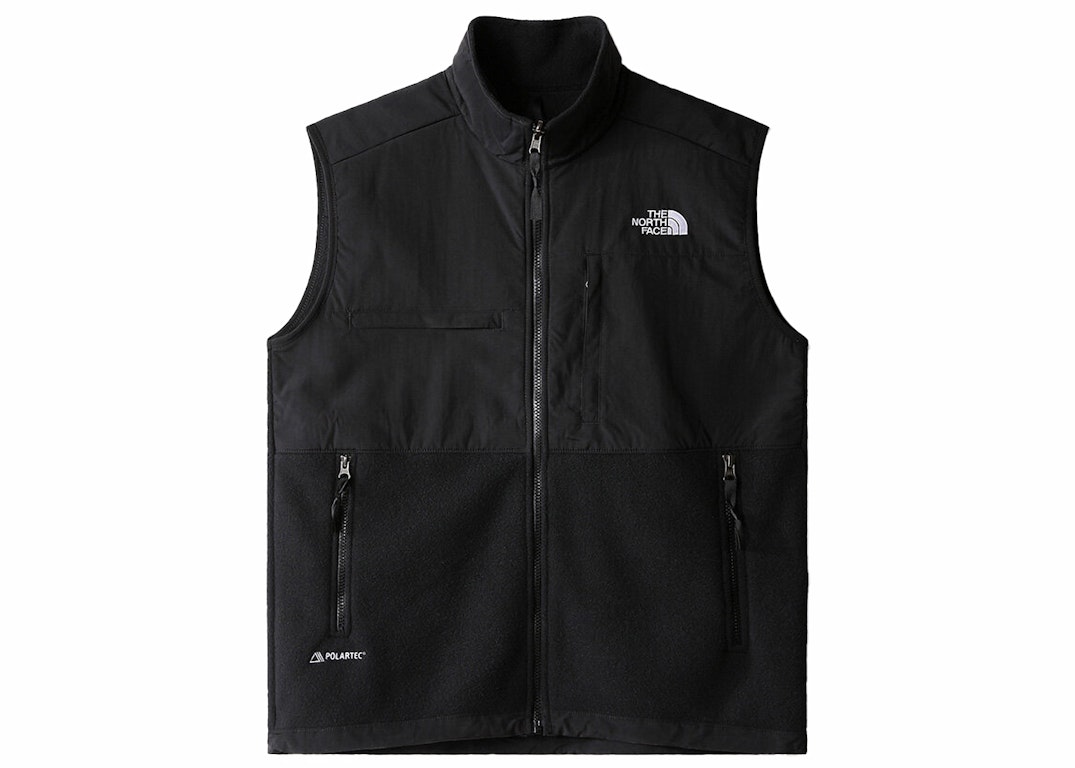 Pre-owned The North Face Denali Fleece Vest Jacket Black