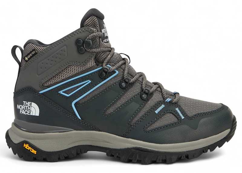 Pre-owned The North Face Hedgehog Mid Goretex (women's) Sneakers In Smoked Pearl/asphalt Grey