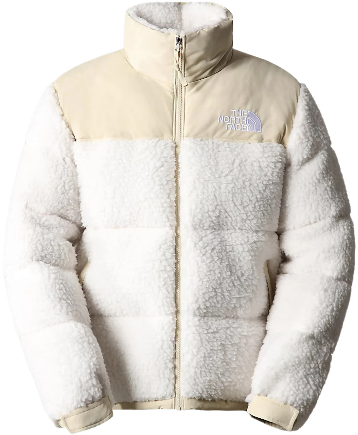 The North Face High Pile 600 Fill Recycled Waterfowl Down Nuptse Jacket  Gardenia White-Gravel Men's - FW22 - US