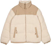 The North Face High Pile Nuptse 600-Fill Recycled Waterfowl Down Jacket Bleached Sand/Kelp Tan