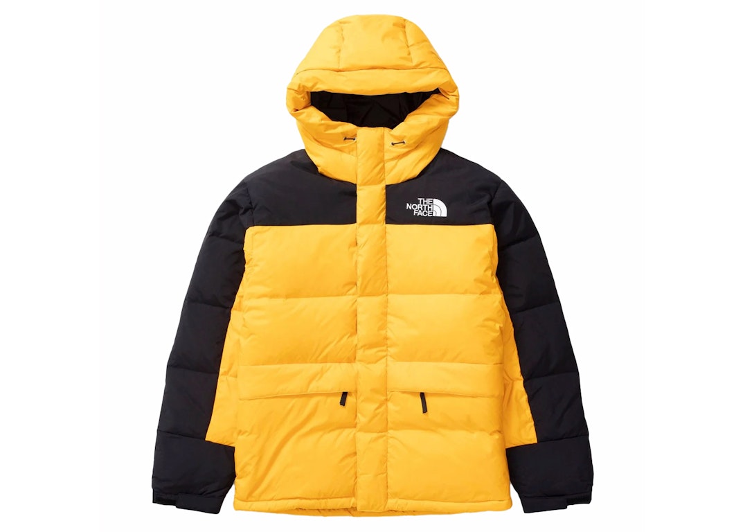 Pre-owned The North Face Himalayan Down Parka Jacket Yellow/black