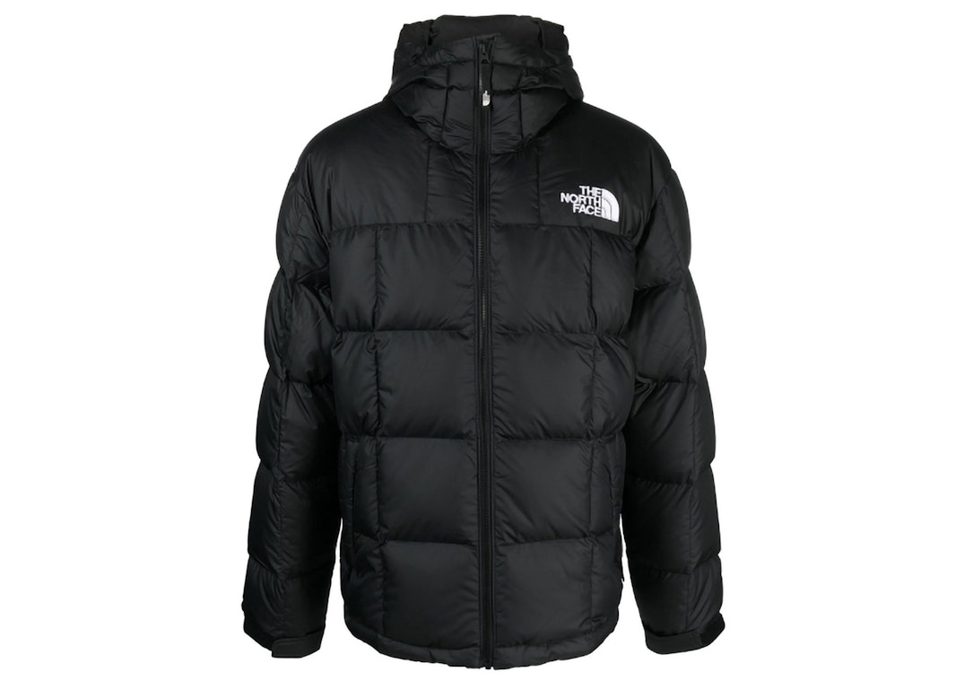 Pre-owned The North Face Lhotse Hooded Down Jacket Black
