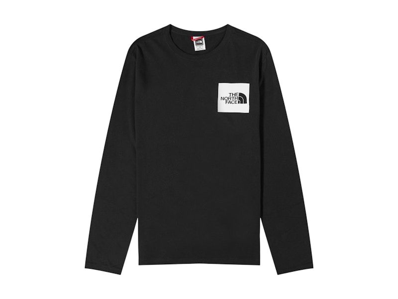 The North Face Long Sleeve Fine T shirt Black Herren FW24 DE