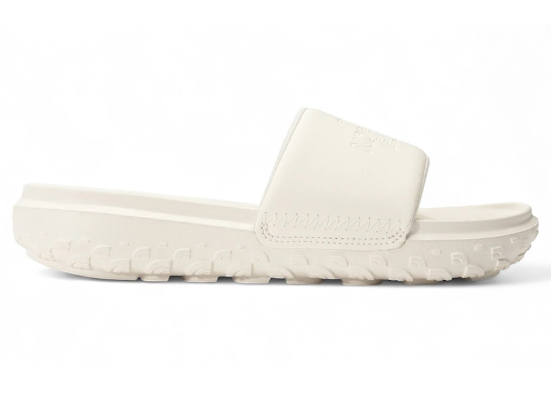 Pre-owned The North Face Never Stop Cush Slide White (women's) Sneakers In White Dune