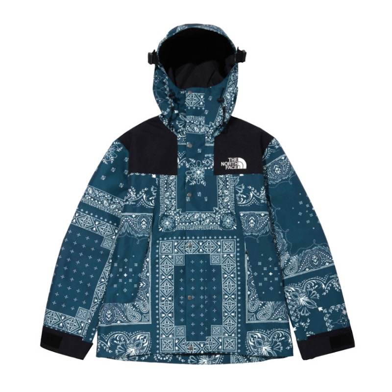 Supreme x the north store face bandana mountain jacket