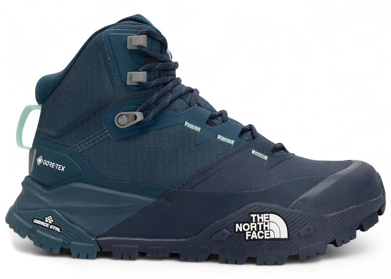Pre-owned The North Face Offtrail Hike Mid Goretex (women's) Sneakers In Midnight Petrol/summit