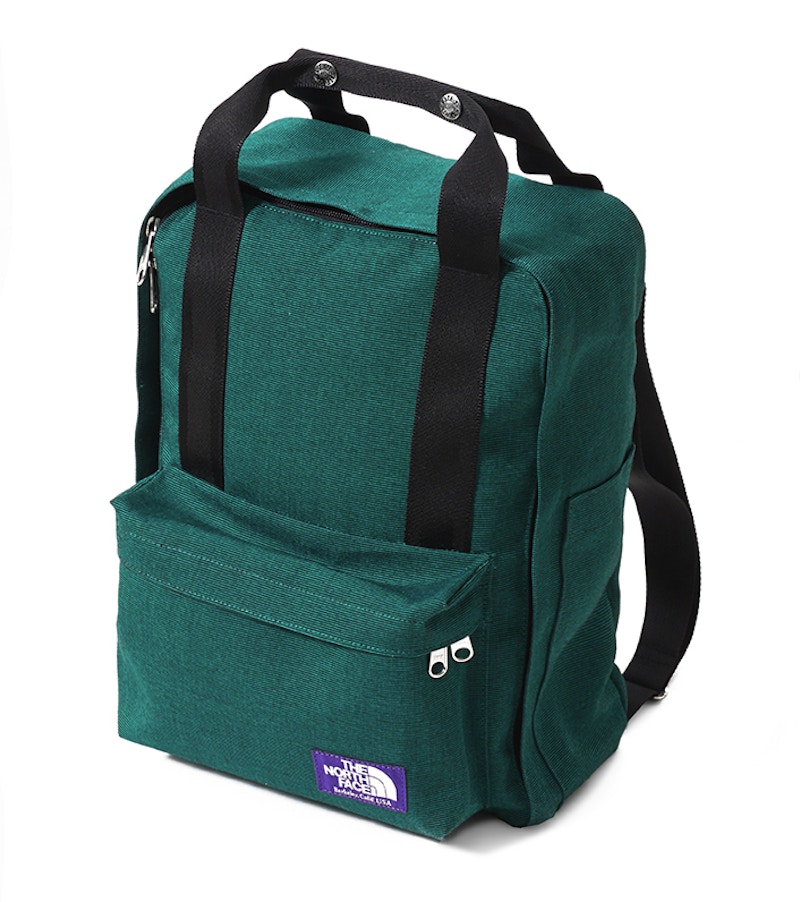 The north face purple shop label 2way day pack