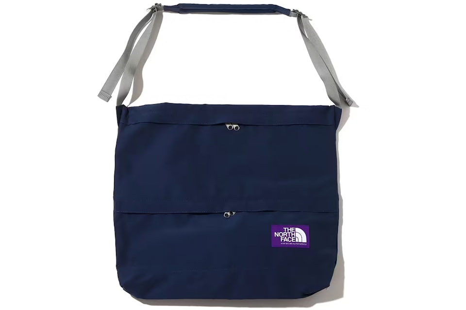 north face shoulder bag purple label