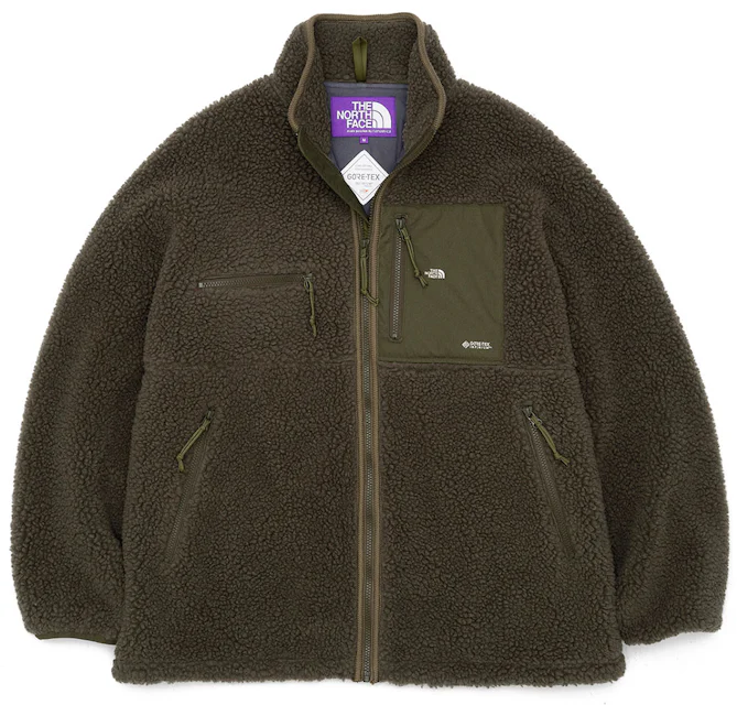 The North Face Purple Label Wool Boa Fleece Field Gore-Tex Infinium ...