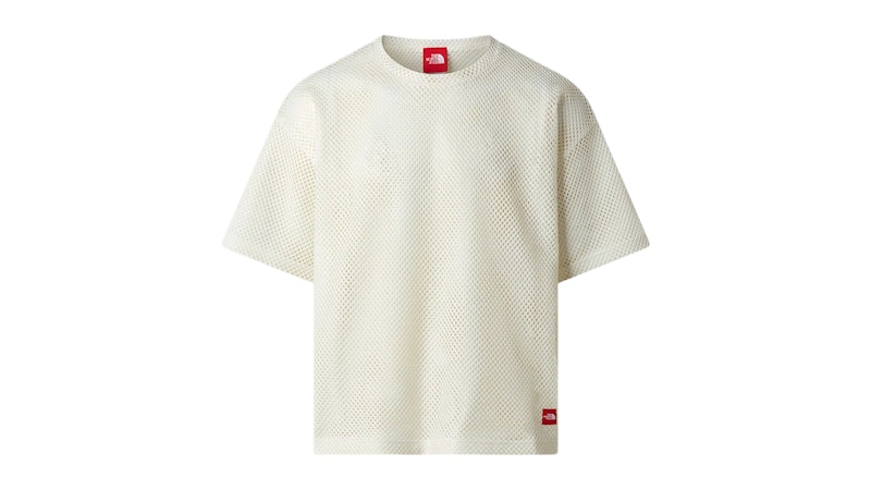 The North Face Red Box Mesh Tee White