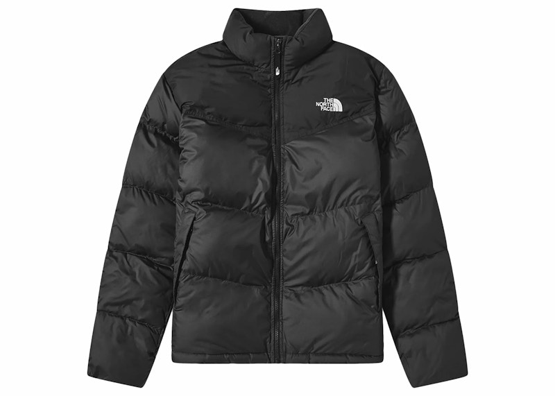 North face long black best sale puffer jacket