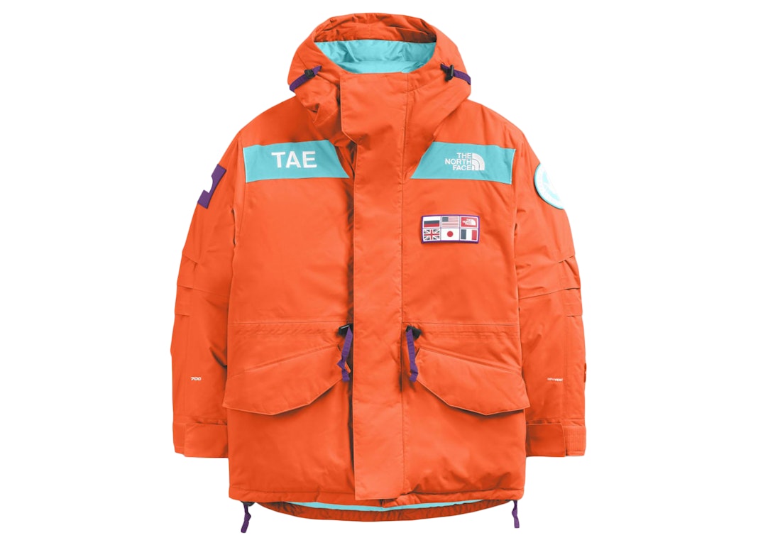 Pre-owned The North Face Tae Trans-antarctica Expedition 700-down Parka Jacket Orange