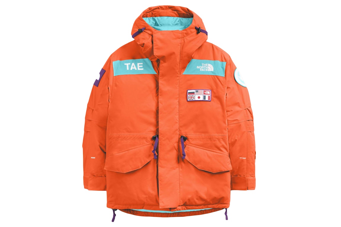 Pre-owned The North Face Tae Trans-antarctica Expedition 700-down Parka Jacket Orange
