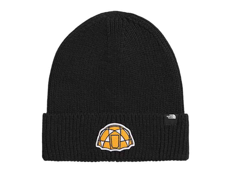 The North Face TNF Logo Box Cuffed Beanie TNF Black/Icon Patch