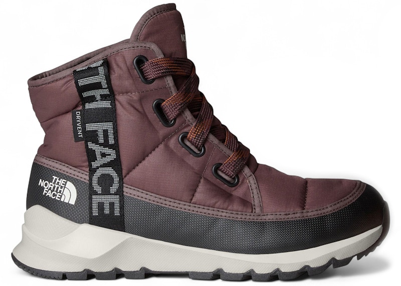 Pre-owned The North Face Thermoball Lace Up Luxe Wp (women's) Sneakers In Tawny Quartz/burnt Umber