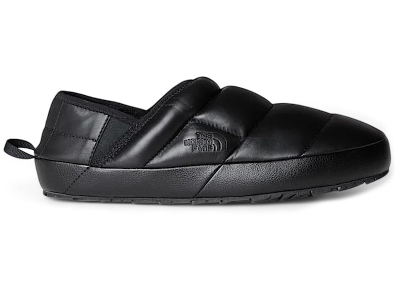 (取寄) ノースフェイス メンズ サーモボール トラクション ミュール レザー The North Face men Thermoball Traction Mule Leather TNF Black/TNF Black The North Face Thermoball Traction Mule Leather Black Men's