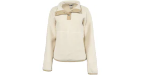 The North Face Cragmont Snap Button-Placket Pullover White/Tan