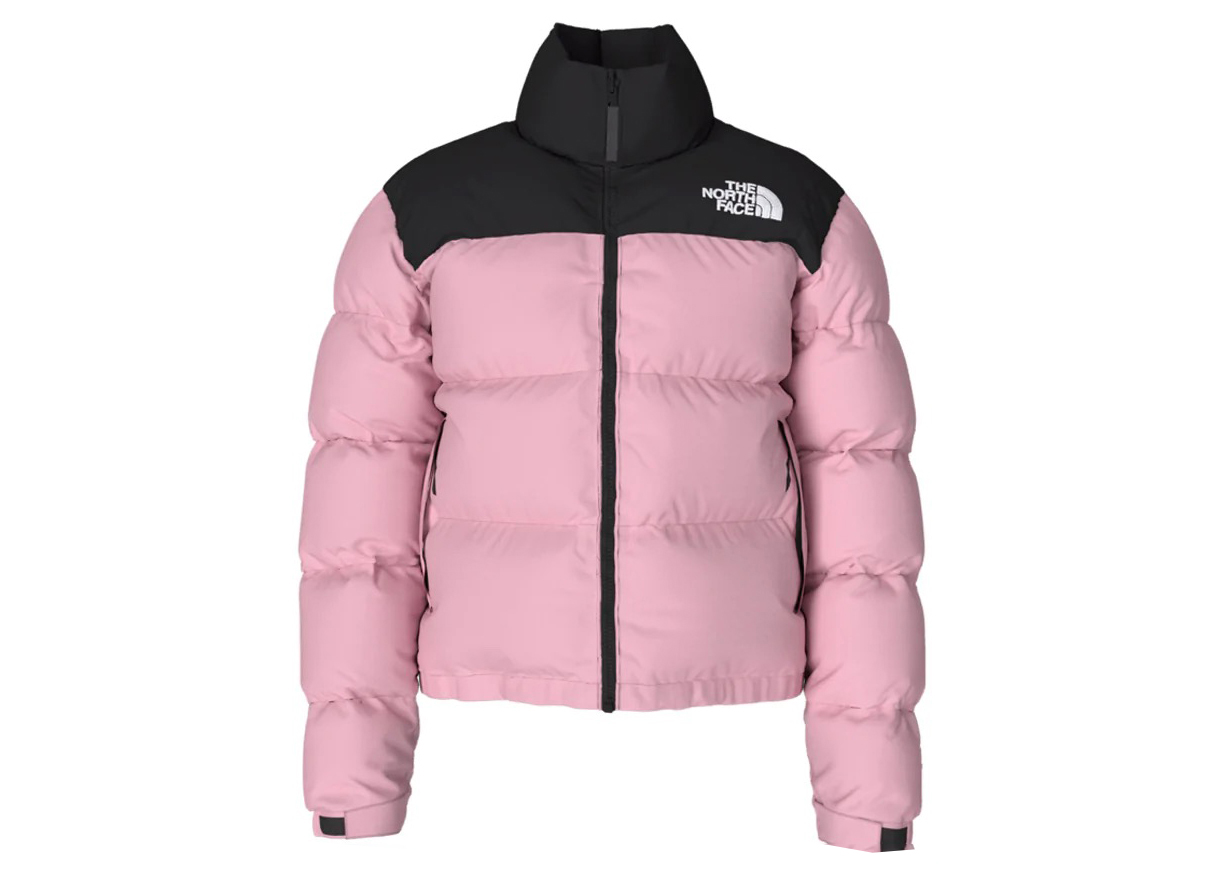 The North Face Womens 1996 Retro Nuptse 700 Fill Packable Jacket Cameo Pink