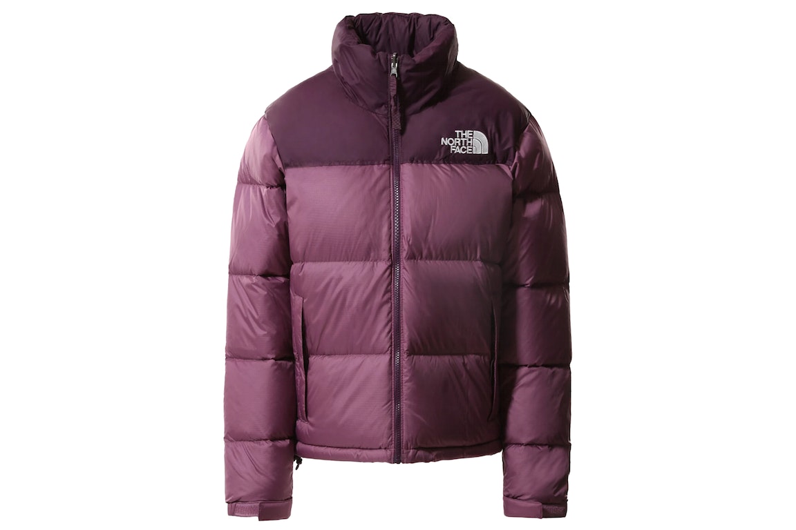 Pre-owned The North Face Womens 1996 Retro Nuptse 700 Fill Packable Jacket Pikes Purple-blackberry Wine