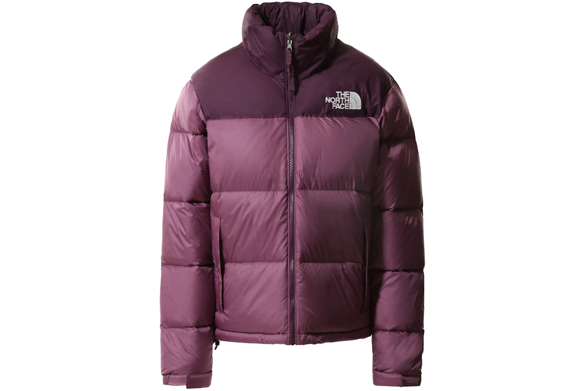 The North Face Womens 1996 Retro Nuptse 700 Fill Packable Jacket Pikes Purple-Blackberry Wine