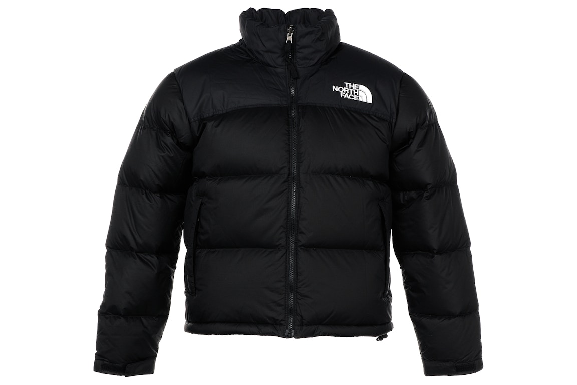 Pre-owned The North Face Womens 1996 Retro Nuptse 700 Fill Packable Jacket Recycled Tnf Black