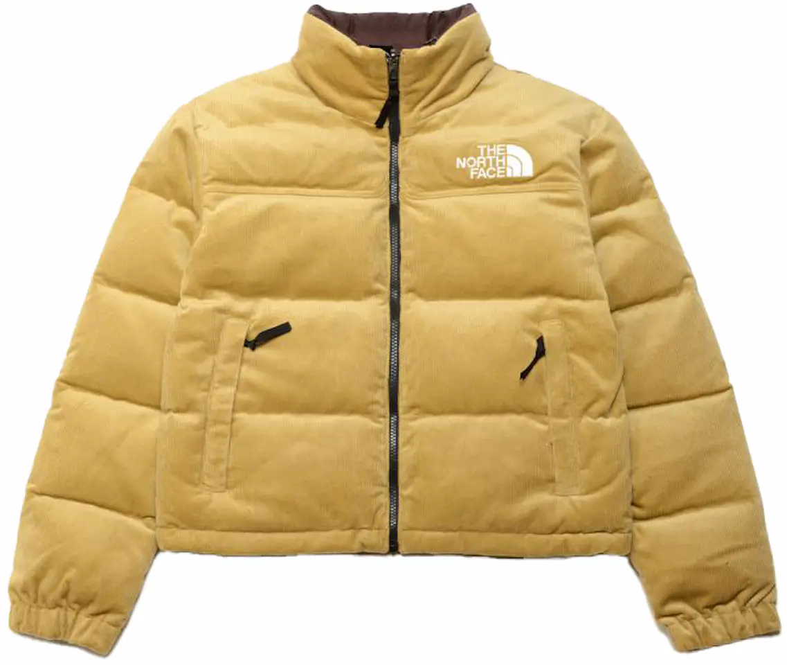 The North Face Women's 92 Reversible Nuptse Jacket Almond Butter/Coal ...