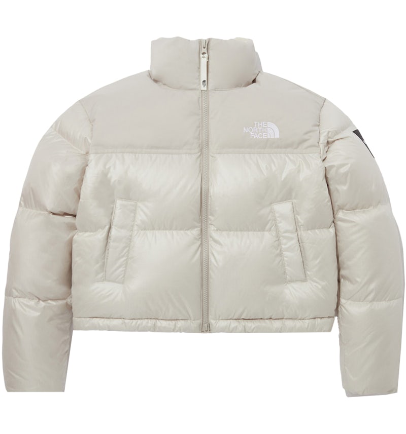 Down Jacket Beige North Face Puffer The North Face Women's Novelty