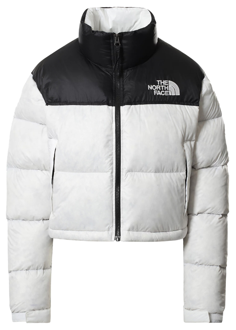 The North Face Womens Nuptse 700 Fill Short Jacket TNF White-TNF 