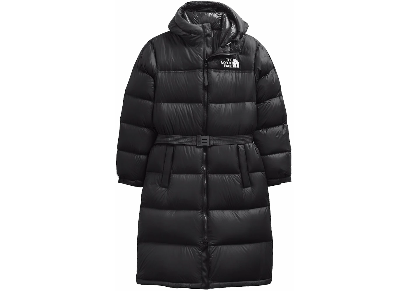 Puffer Parka North Face Nuptse Mujer The North Face Parka Larga Con Cinturón Nuptse Mujer TNF Negro