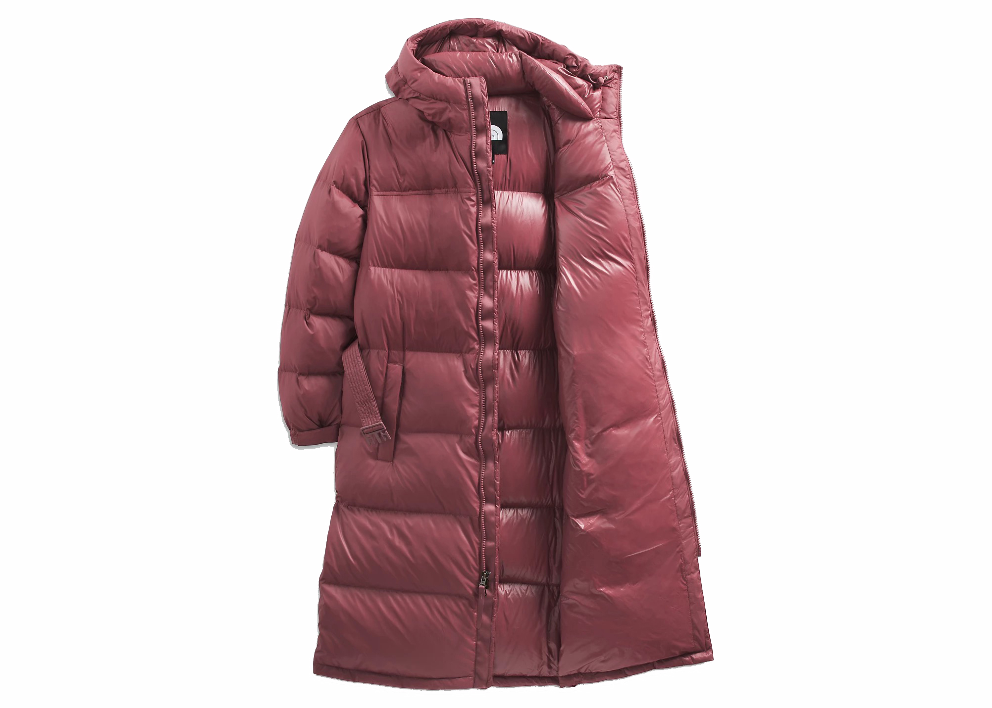 The North Face Womens Nuptse Belted Long Parka Wild Ginger - FW22 - US