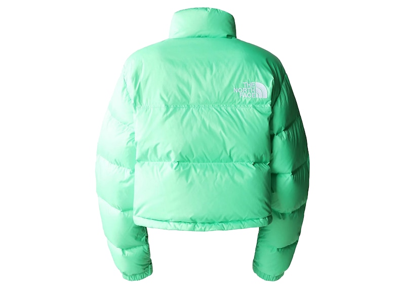 The North Face Women's Nuptse Short Jacket Chlorophyll Green SS23 US