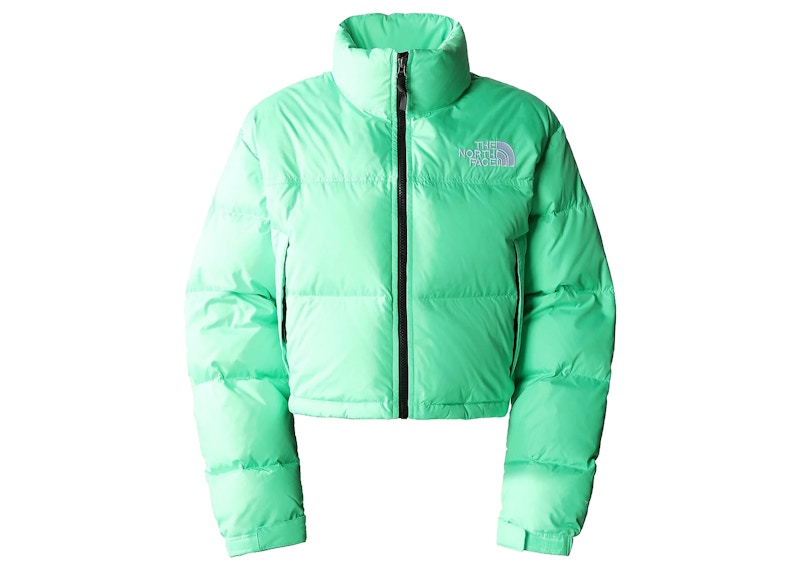 The North Face de mujer Nuptse Chaqueta Corta Chlorophyll Verde SS23 MX