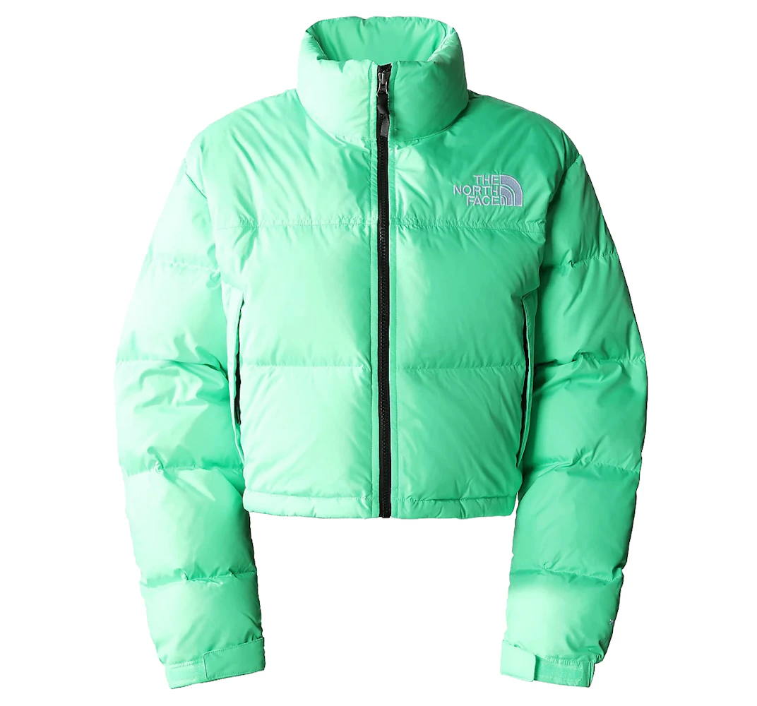 The North Face Women's Nuptse Short Jacket Chlorophyll Green - SS23 - US