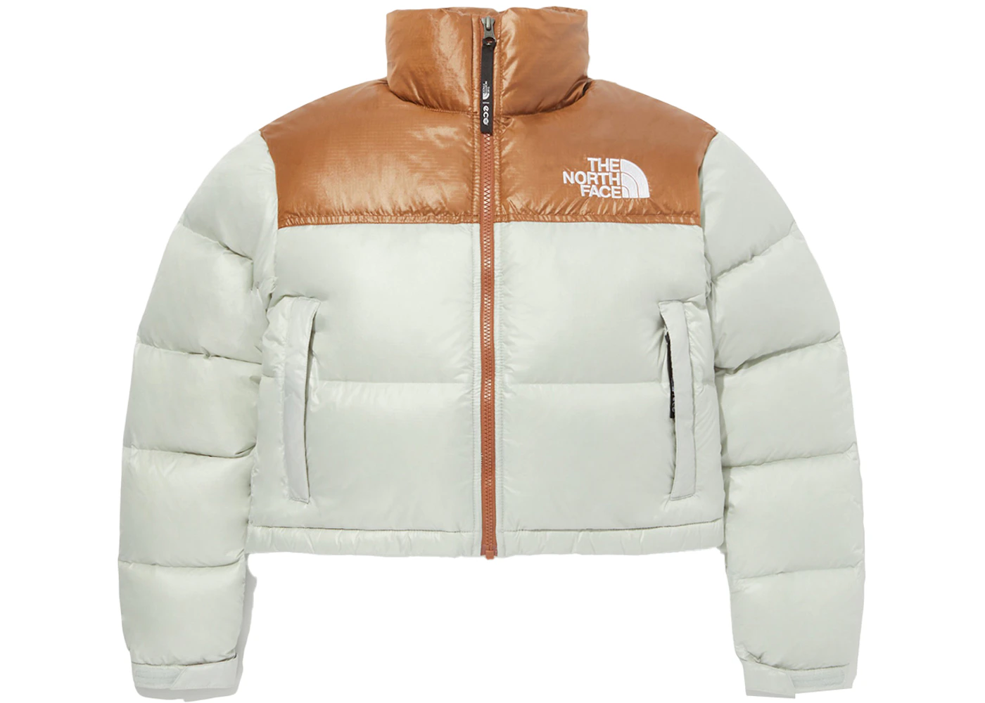 The North Face Novelty Nuptse Jacket In Beige The North Face