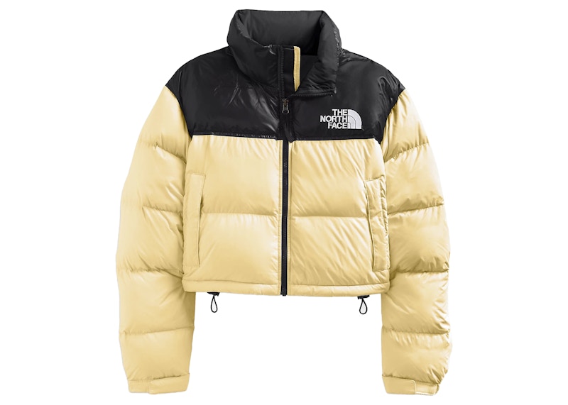 The North Face Women s Nuptse Short Jacket Pale Banana