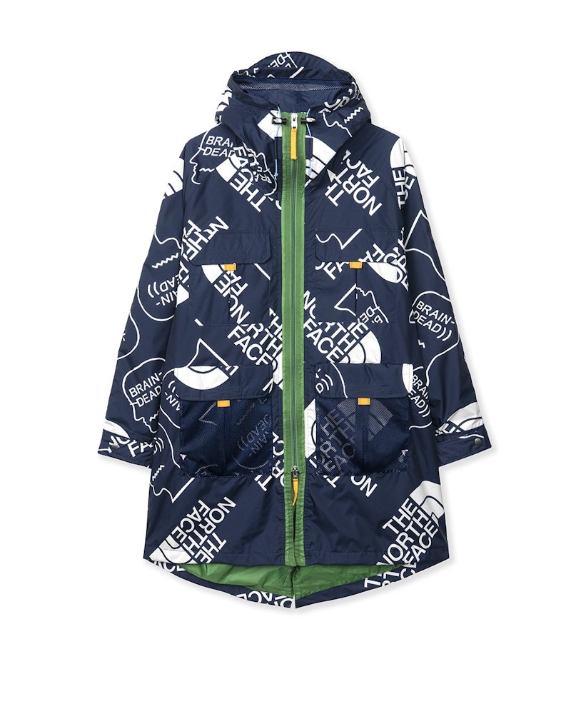 The North Face x Brain Dead 76 Oversized Mountain Parka Navy Men's - FW20 -  US