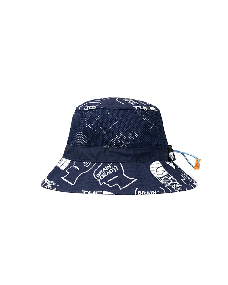 The North Face x Brain Dead Bucket Hat Navy - FW20 - US