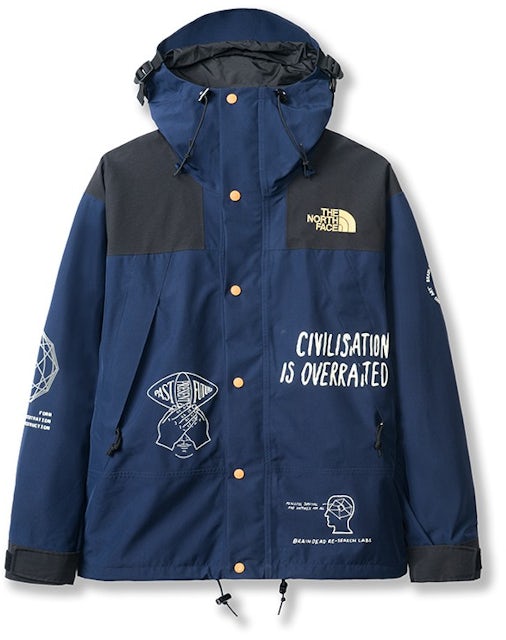 The North Face x Brain Dead Civilisation Is Overrated Parka Blue
