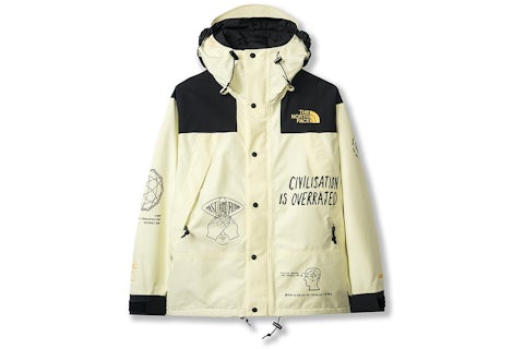 The North Face x Brain Dead Civilisation Is Overrated Parka Cream The North Face x Brain Dead Civilisation Is Overrated Parka Cream
