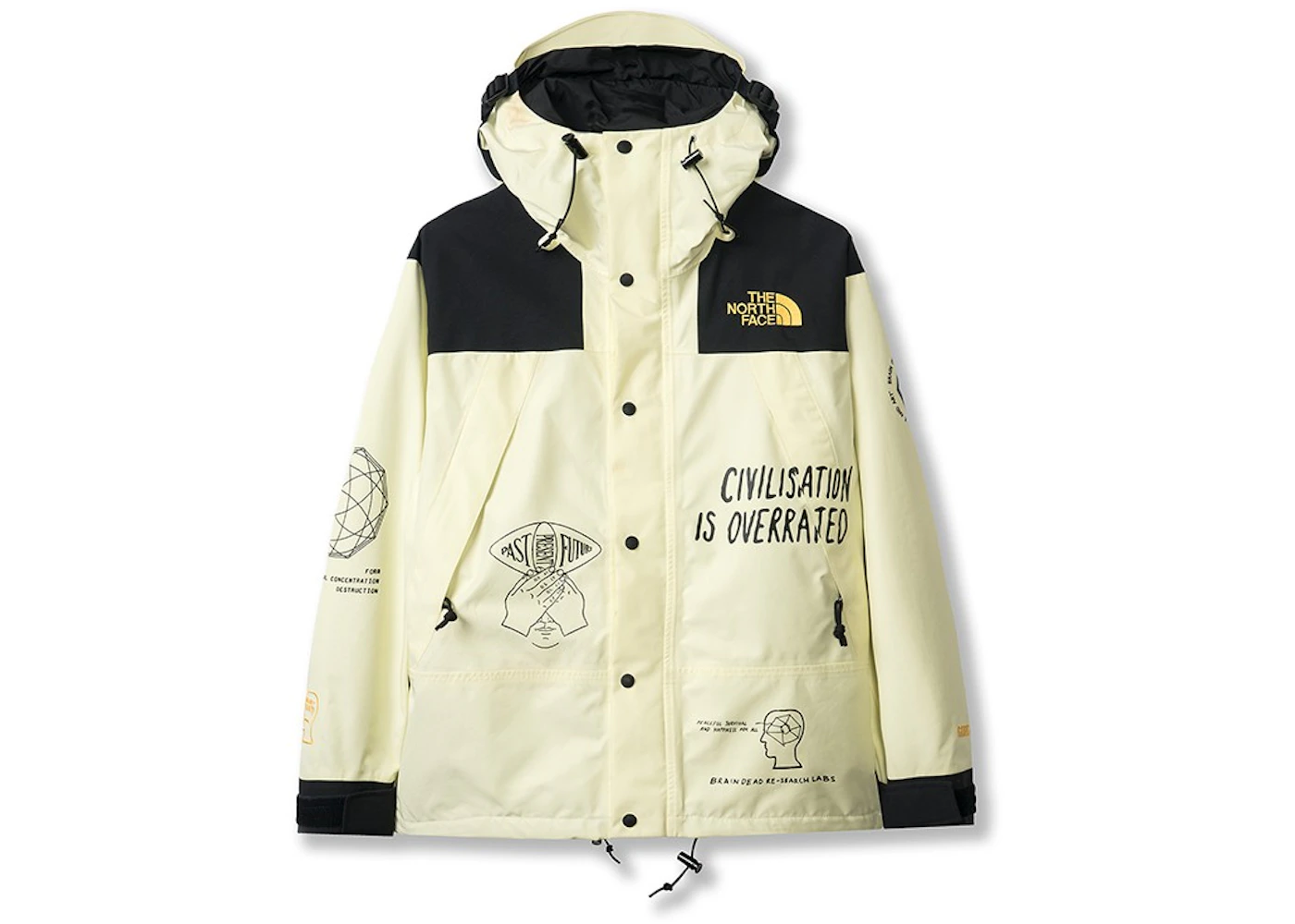 The north face brain online dead hoodie