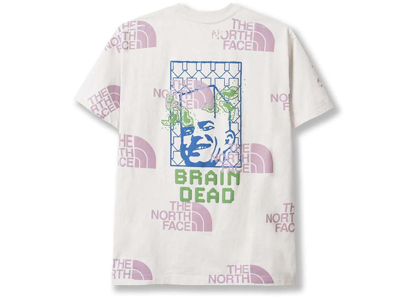 The North Face x Brain Dead Pocket Tee Cream Men's - FW19 - US