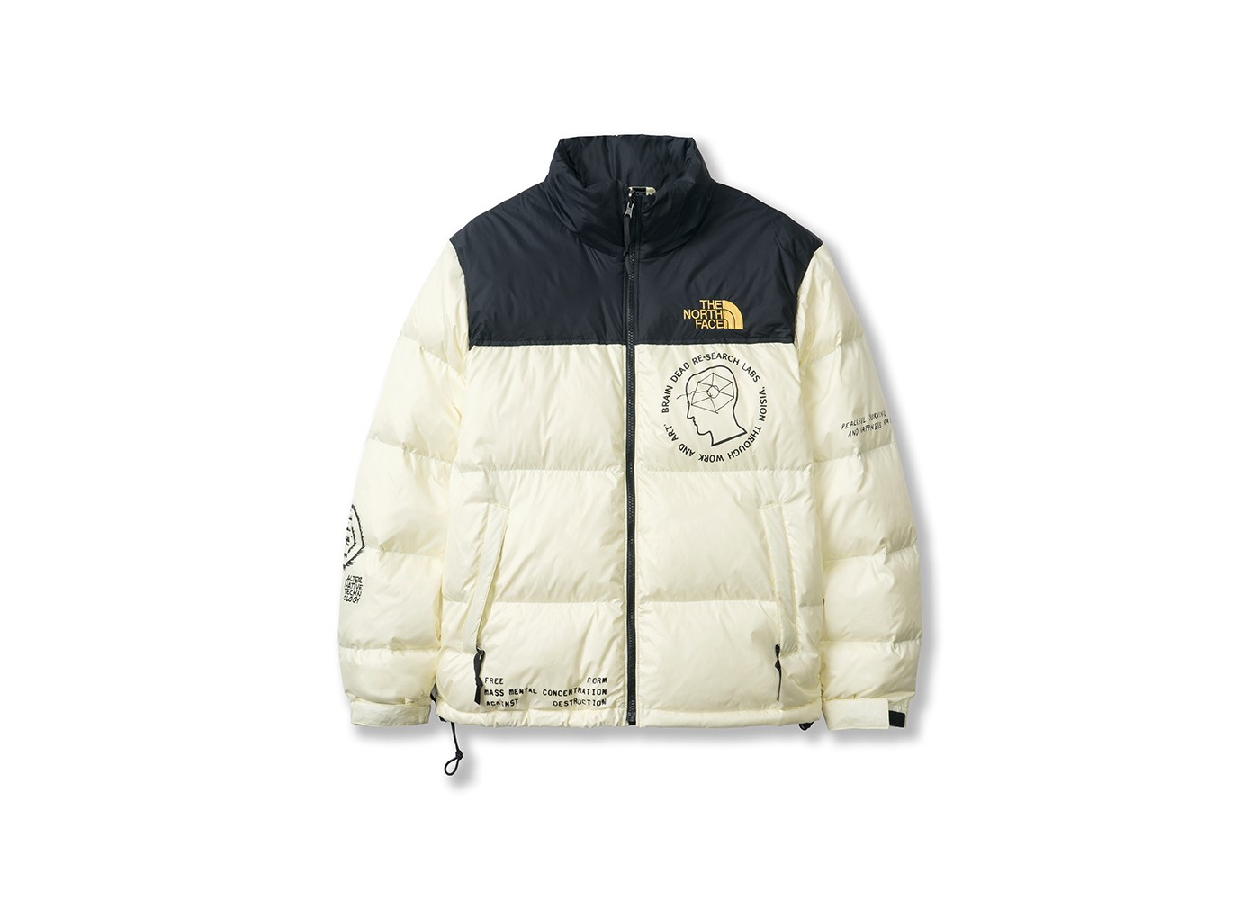 the north face cream jacket