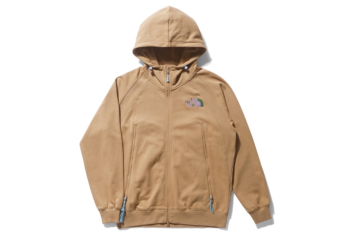 Pre-owned The North Face X Clot Full Zip Hoodie Brown